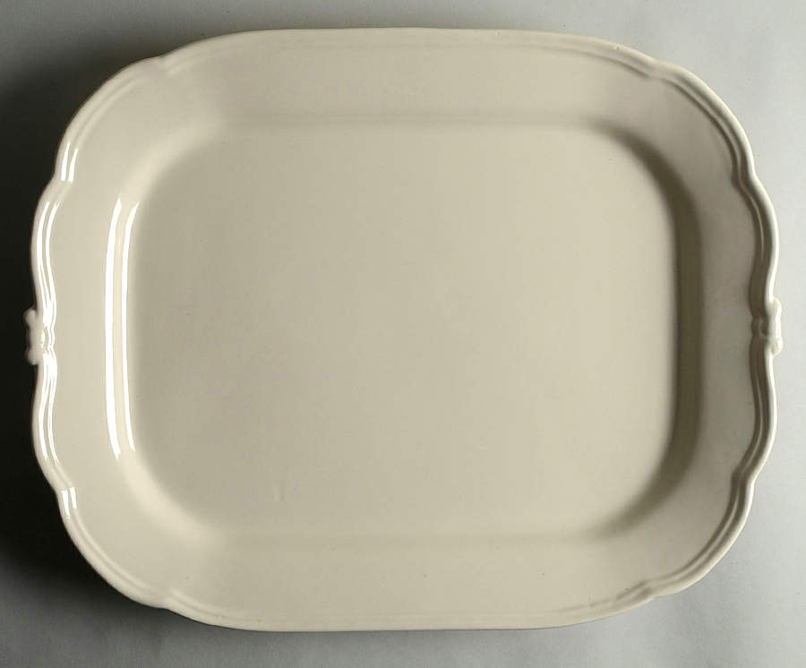 Manosque Cream 18" Oval Serving Platter by Williams-Sonoma-1
