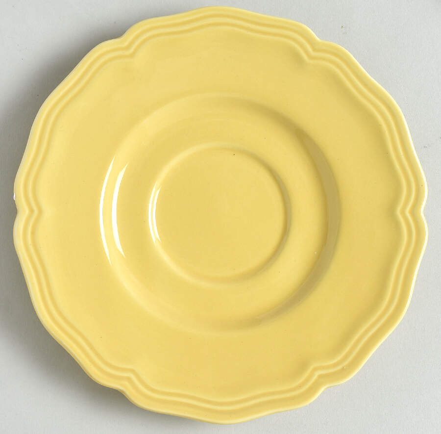 Baroque Yellow Saucer for Breakfast Cup by Williams-Sonoma-1