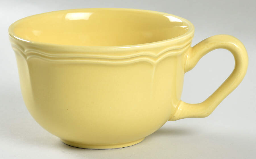 Baroque Yellow Breakfast Cup by Williams-Sonoma-1