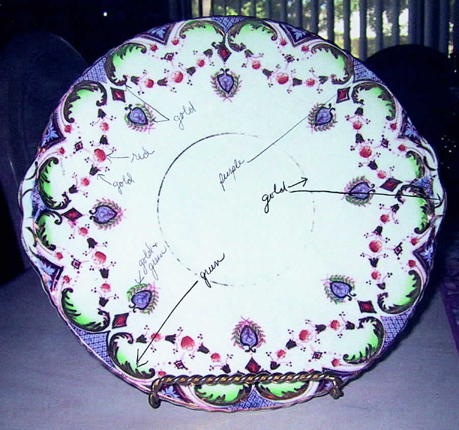 WID6 Handled Cake Plate by Windsor (England)-1