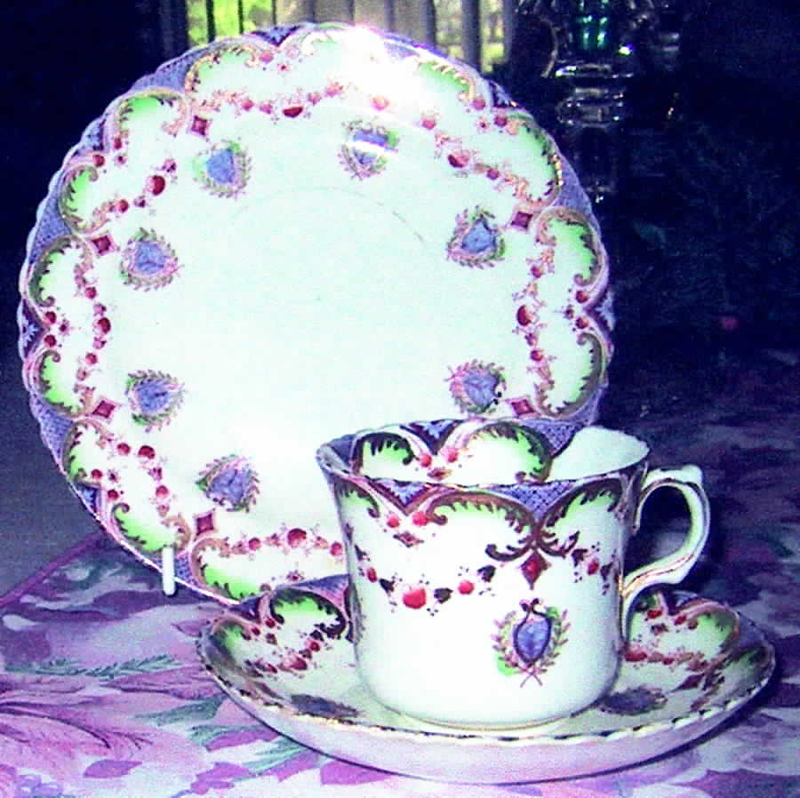 WID6 Flat Cup & Saucer Set by Windsor (England)-1