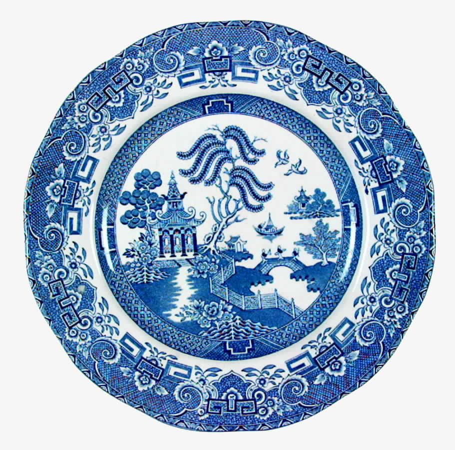 Willow Blue (Scalloped, No Trim) Dinner Plate by Wedgwood-1