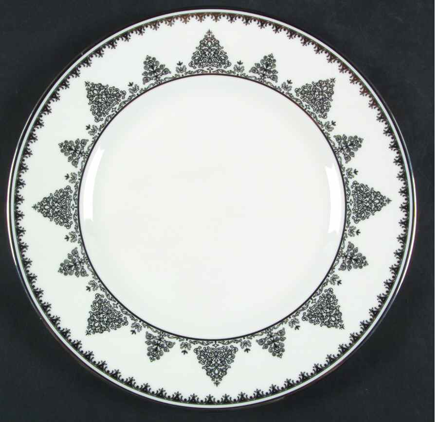 Yuletide Platinum Accent Salad Plate by Waterford China-1