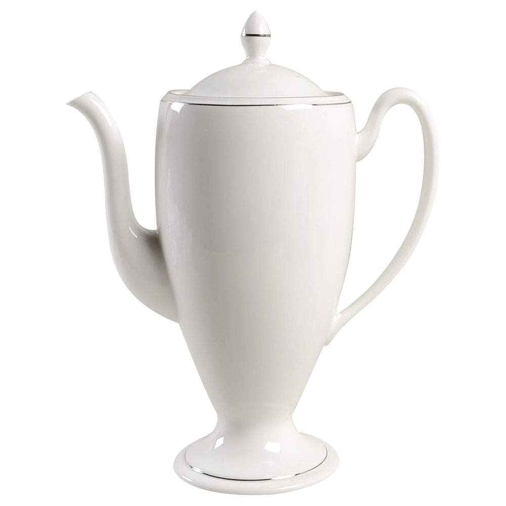 Kilbarry Platinum Tea/Coffee Pot & Lid by Waterford China-1