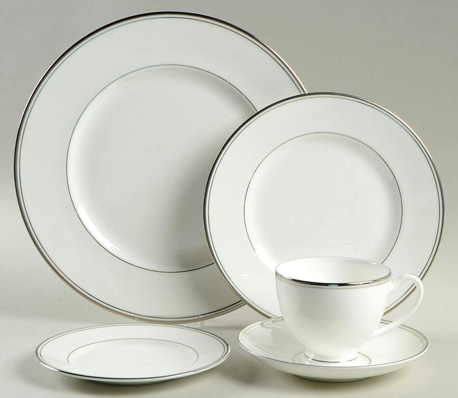 Kilbarry Platinum 40  Piece Estate Set by Waterford China-1