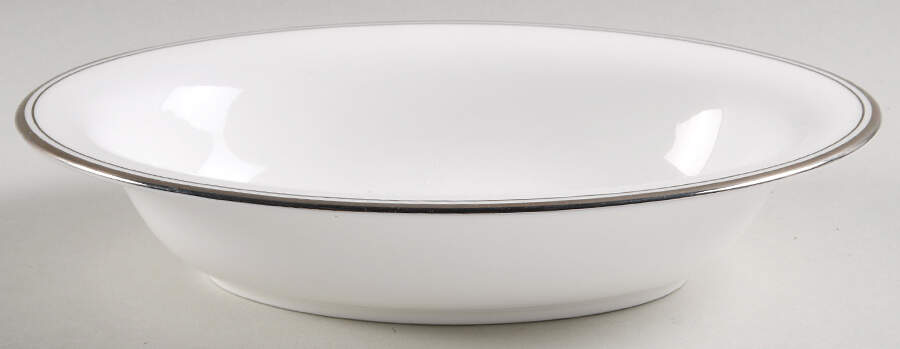 Kilbarry Platinum 9" Oval Vegetable Bowl by Waterford China-1