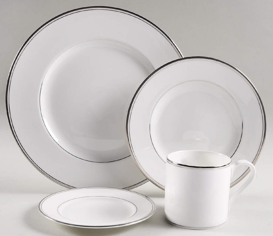 Kilbarry Platinum 4 Piece Place Setting by Waterford China-1