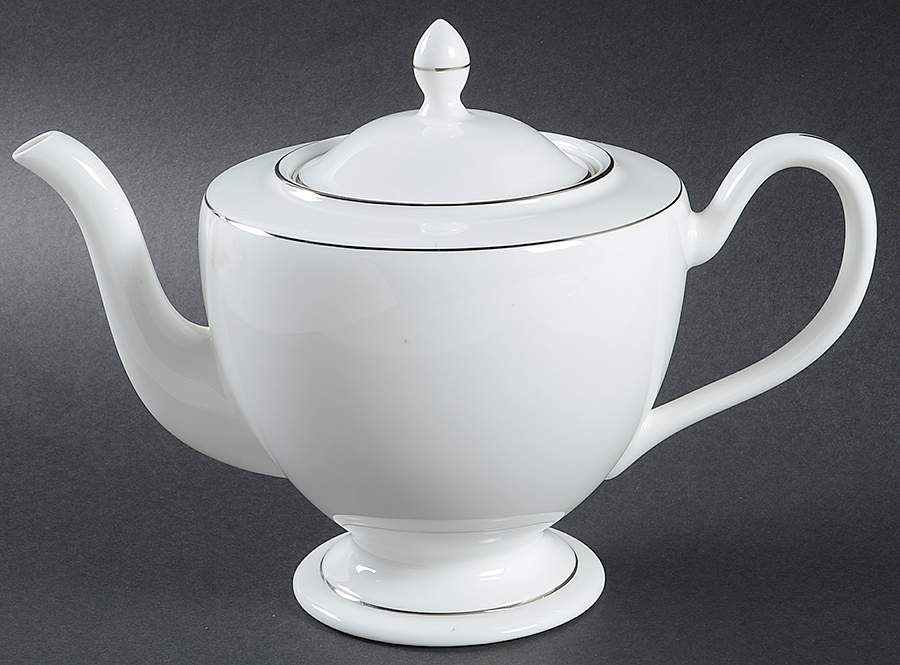 Kilbarry Platinum Teapot & Lid by Waterford China-1