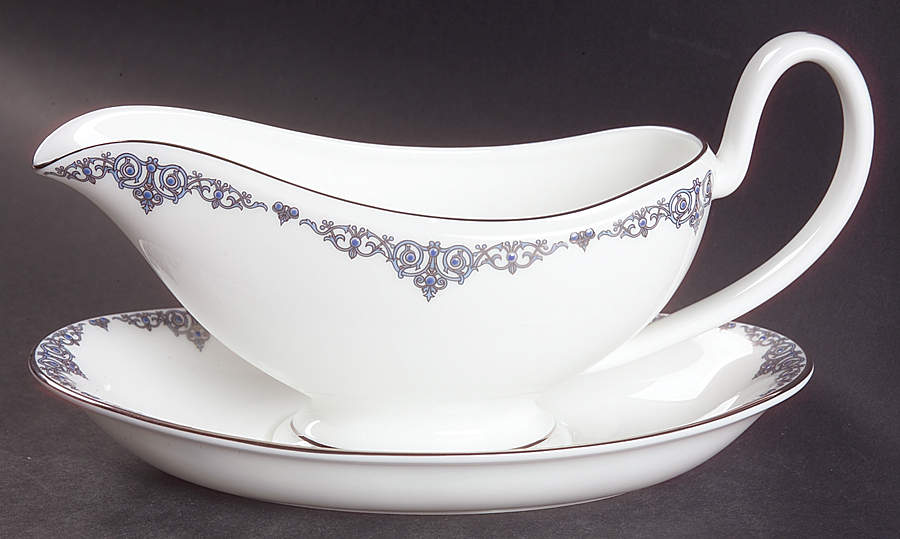 Malay Gravy Boat & Underplate by Waterford China-1