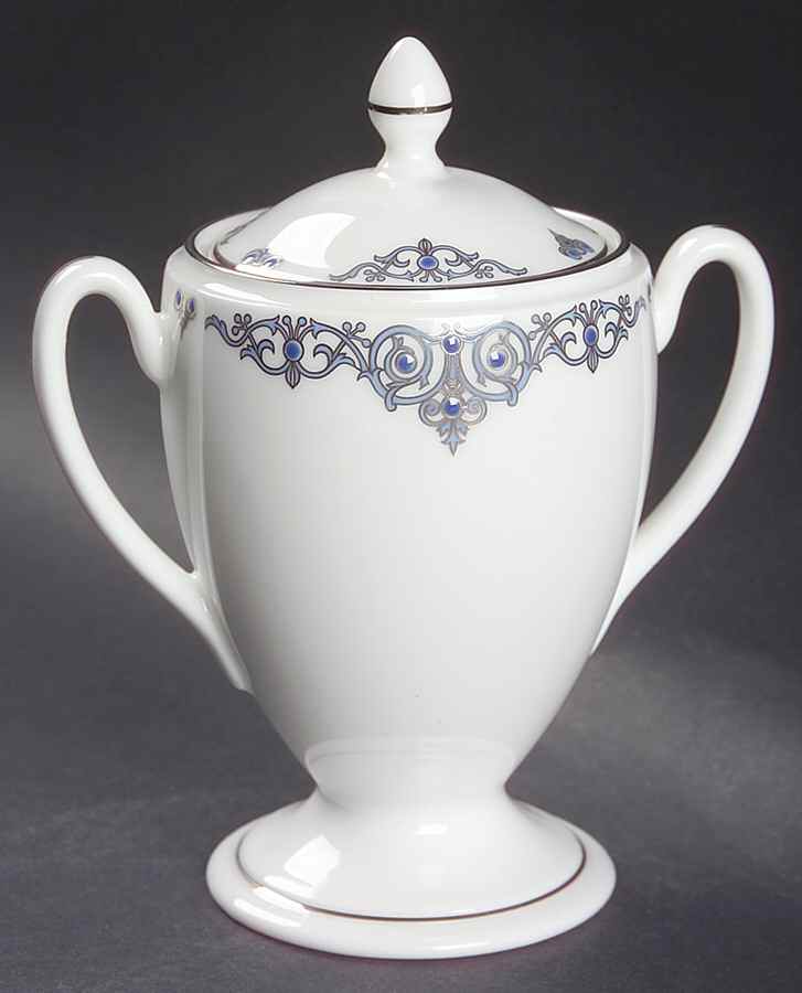Malay Sugar Bowl & Lid by Waterford China-1