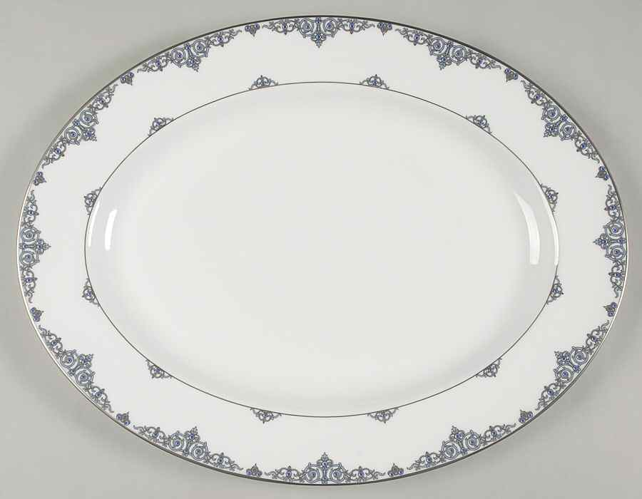 Malay 15" Oval Serving Platter by Waterford China-1