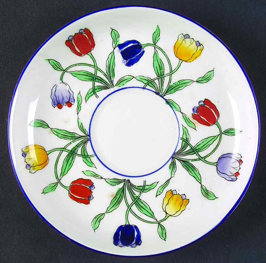 Tulip Saucer by Wetley-1