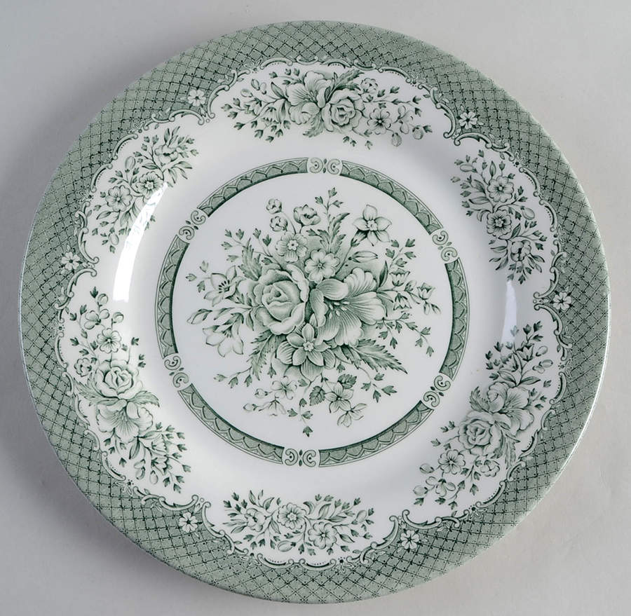 Kew Green Service Plate (Charger) by Wood & Sons-1