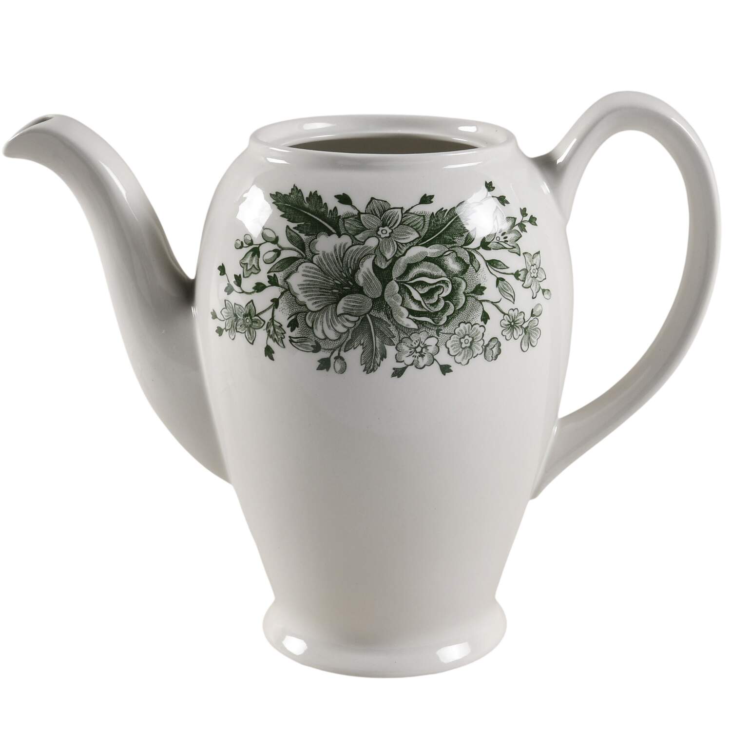 Kew Green Coffee Pot No Lid by Wood & Sons-1