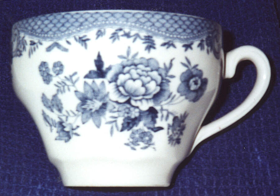 Kent Blue Floral Flat Cup by Wedgwood-1