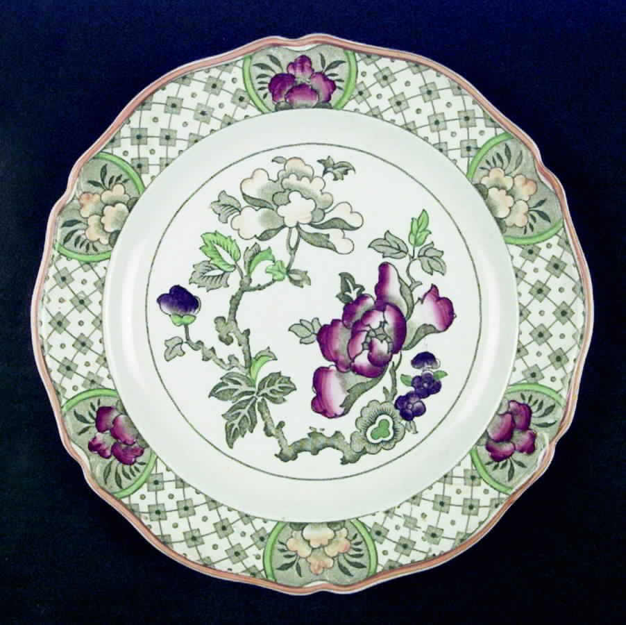 Stanley Green Dinner Plate by Wood & Sons-1