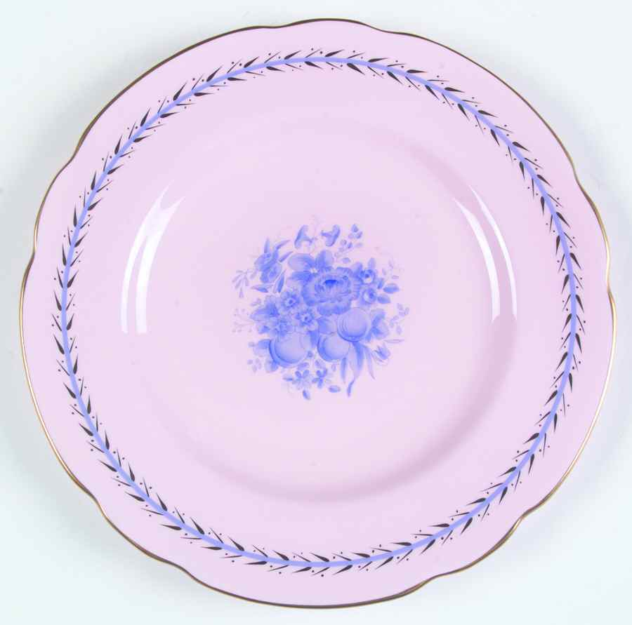 Alpine Pink - Scalloped Dinner Plate by Wedgwood-1