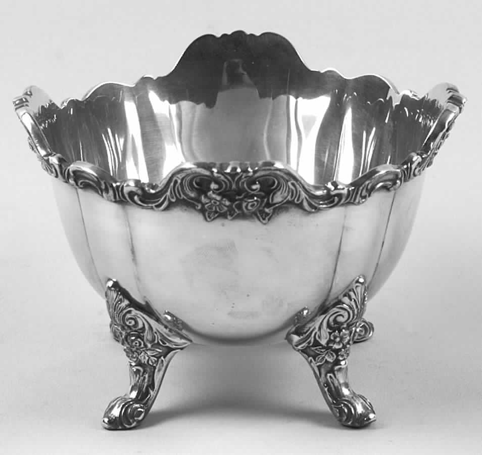 Rose Point (1200, Silverplate, Hollowware) Waste Bowl by Wallace Silver-1