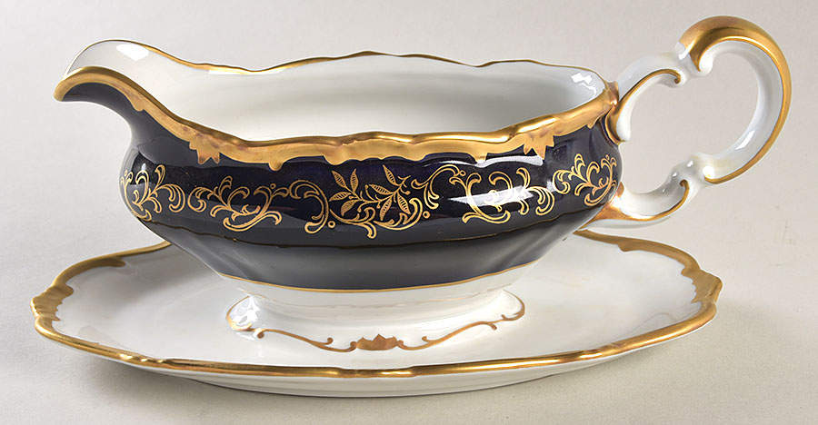7168 Gravy Boat with Attached Underplate by Weimar-1