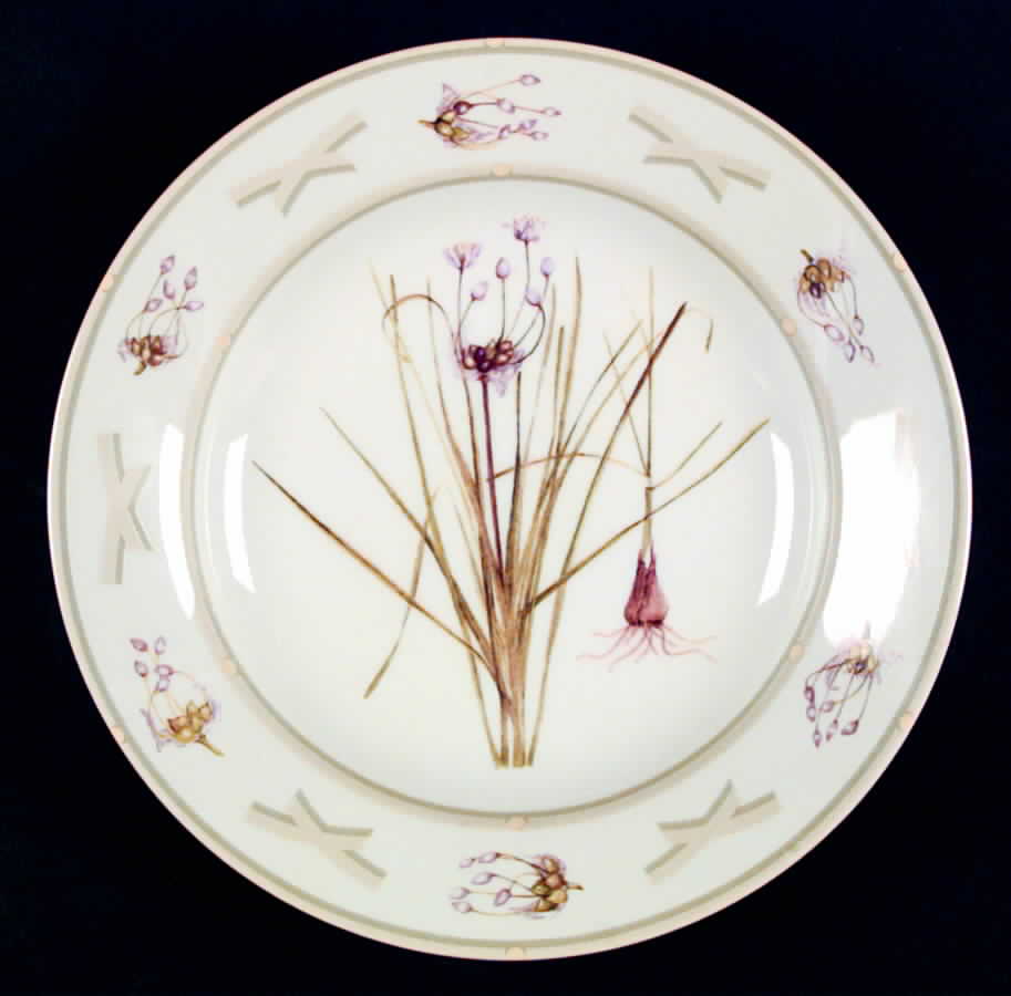 North American Wildflowers Large Rim Soup Bowl by Woodmere-1