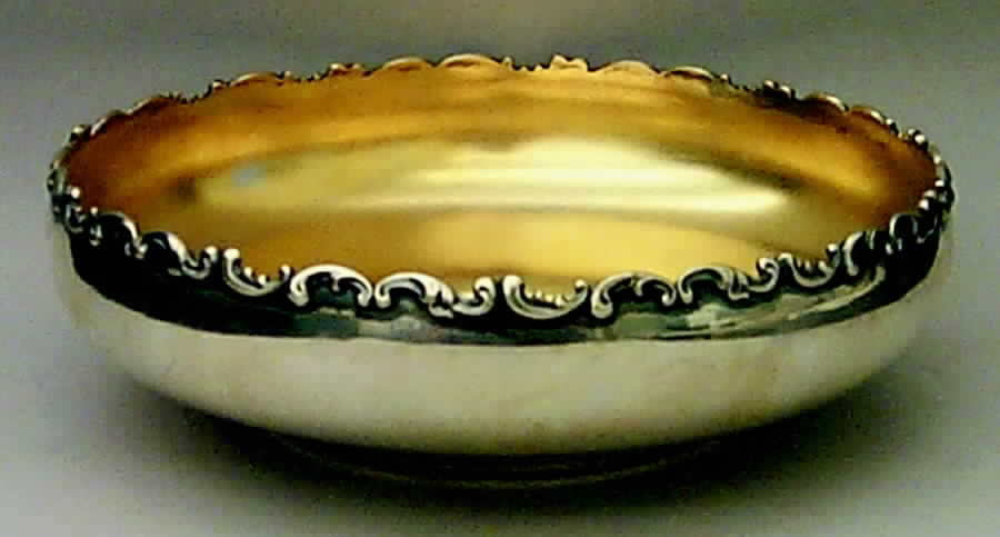 Louis XV (Sterling, 1891, Hollowware) Medium Sterling Round Vegetable Bowl by Whiting Manf Co-1