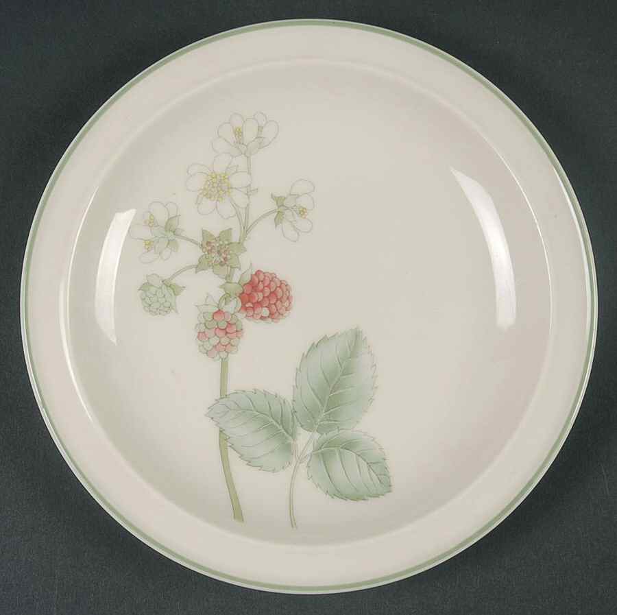 Raspberry Cane (Trim On Edge) Bread & Butter Plate by Wedgwood-1