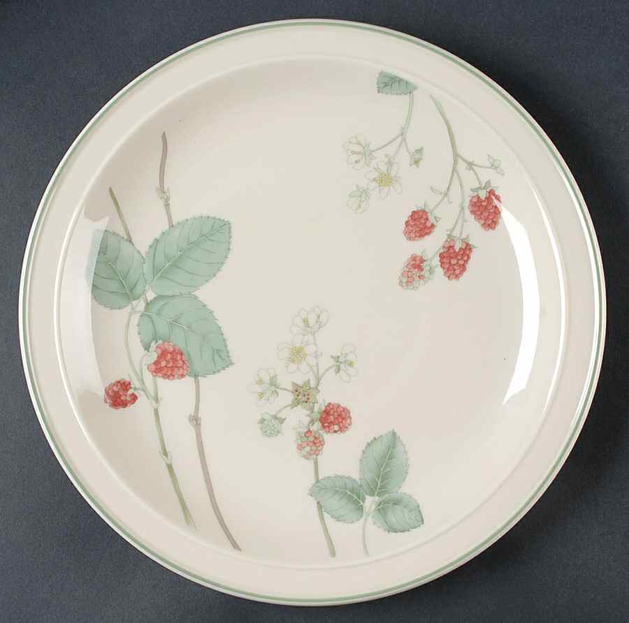 Raspberry Cane (Trim On Edge) Dinner Plate by Wedgwood-1