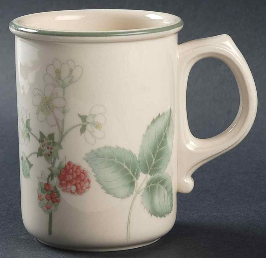 Raspberry Cane (Trim On Edge) Mug by Wedgwood-1