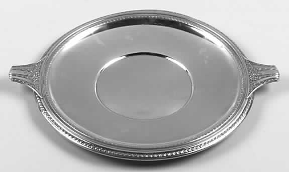 Rembrandt (Sterling, 1938, Hollowware) Sterling Sandwich Plate by Wallace Silver-1