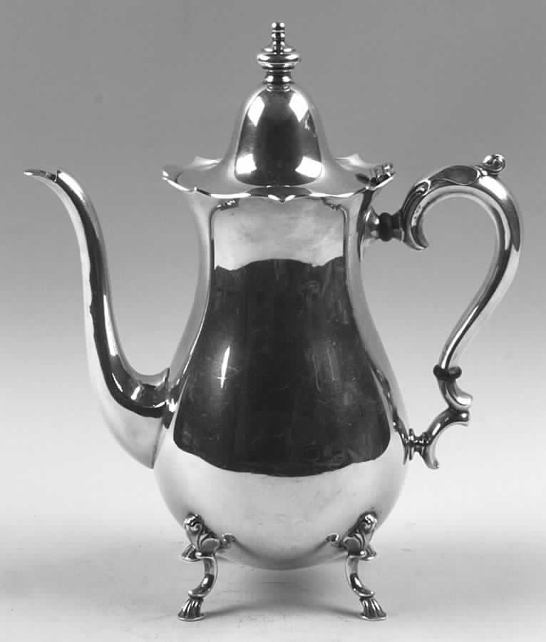 Grand Colonial (Sterling, 1942, Hollowware) Mini Coffee Pot by Wallace Silver-1