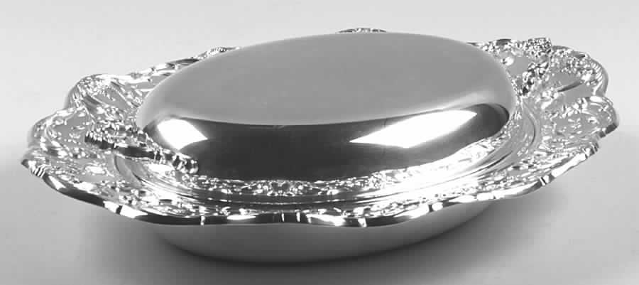 Grand Victorian (Silverplate, Hollowware) Double Vegetable Bowl by Wallace Silver-1