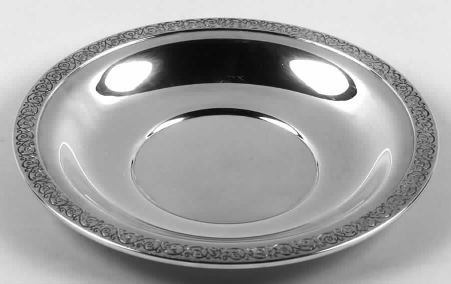 Spanish Lace (Sterling, 1964, Hollowware) 9" Sandwich Plate by Wallace Silver-1