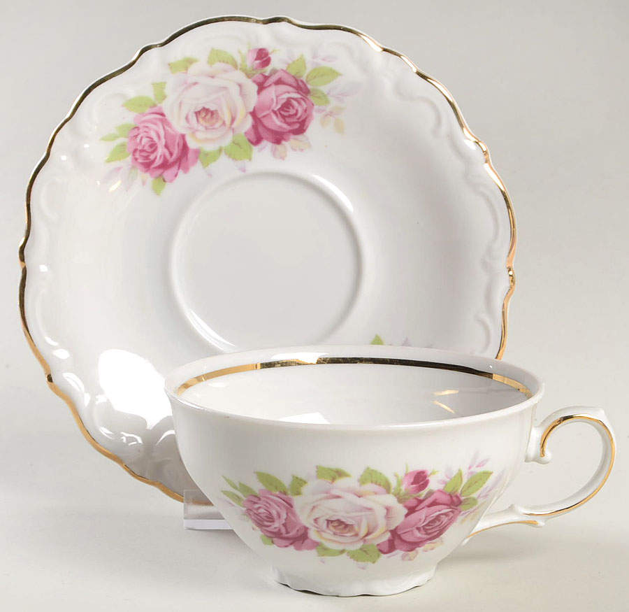 125 Flat Cup & Saucer Set by Winterling - Bavaria-1