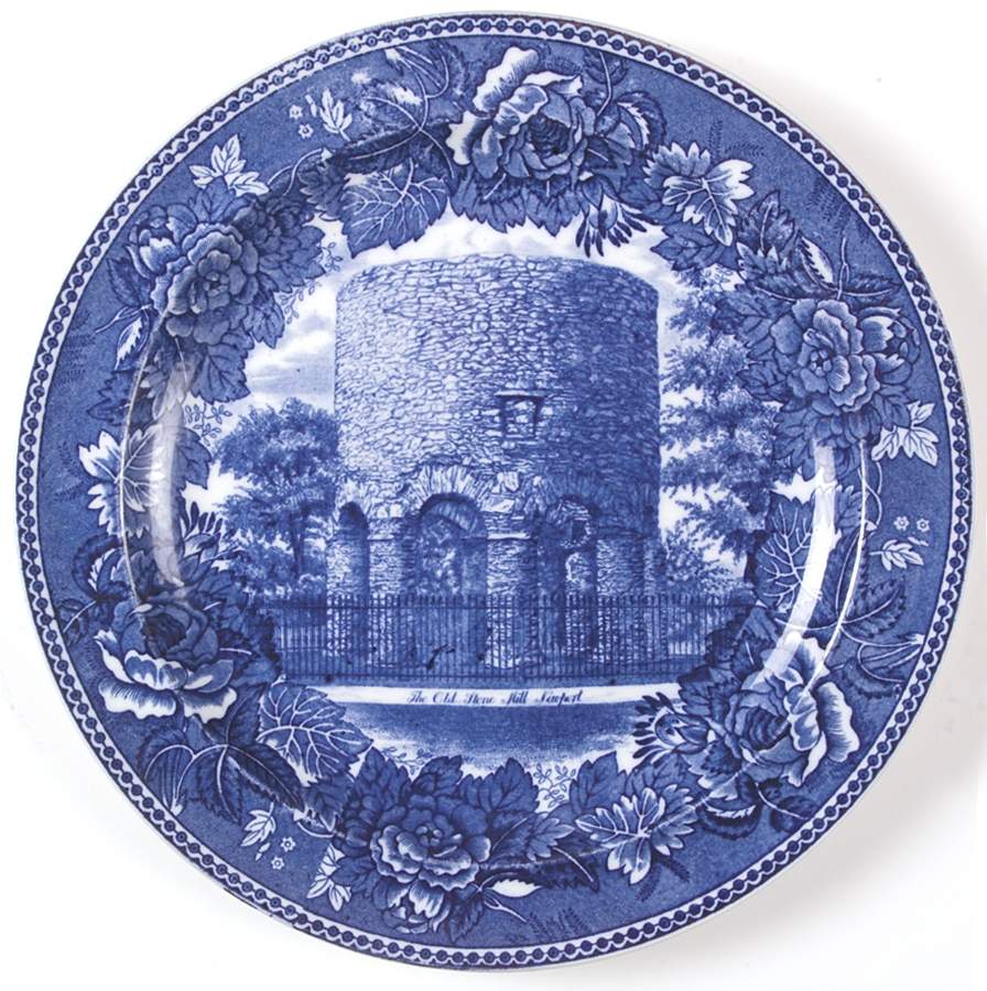 The Longfellow Series Blue Luncheon Plate by Wedgwood-1