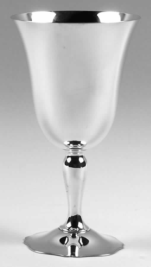 Antique (Sterling, Hollowware) Water Goblet by Wallace Silver-1