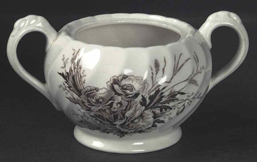 Chelsea Brown Sugar Bowl No Lid by Arthur J Wilkinson-1