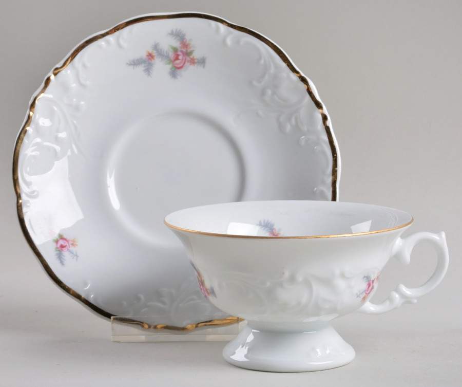 WAV21 Footed Cup & Saucer Set by Wawel-1