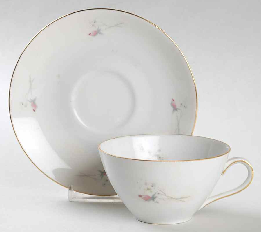 WIG460 Flat Cup & Saucer Set by Winterling - Bavaria-1