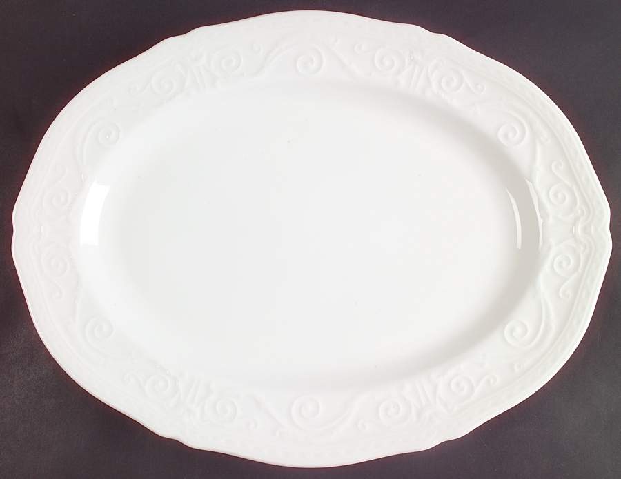 Traditions 15" Oval Serving Platter by Wedgwood-1