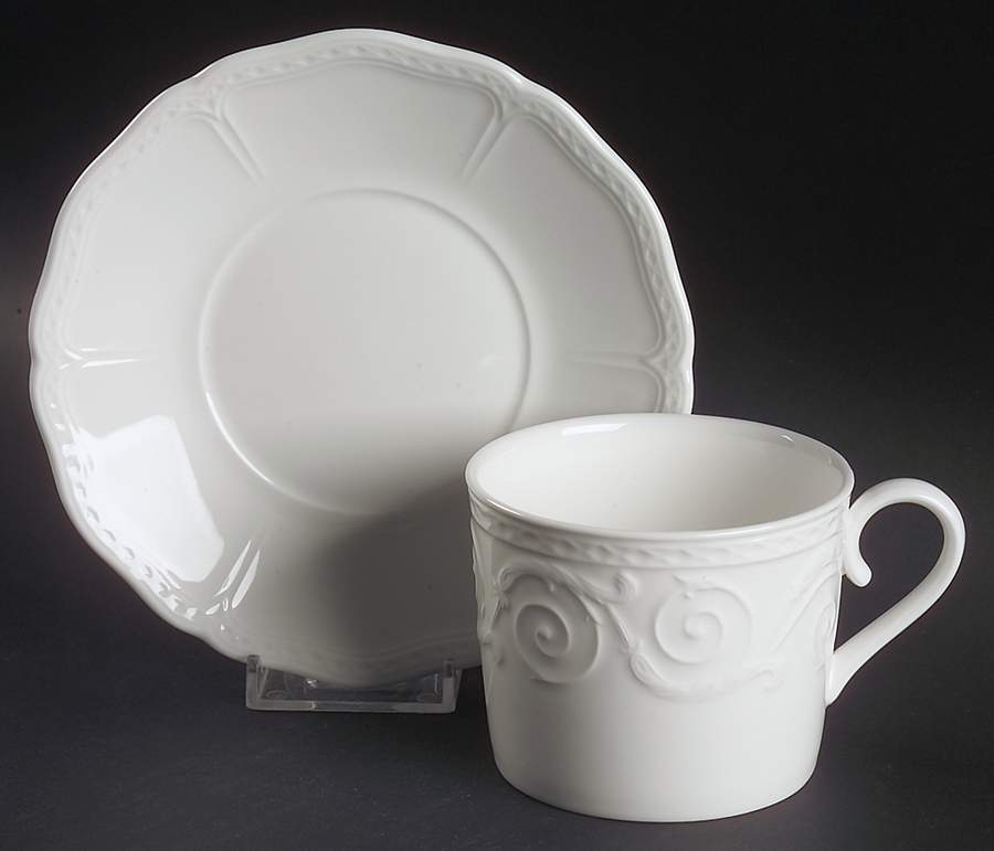 Traditions Flat Cup & Saucer Set by Wedgwood-1