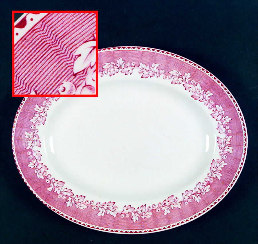 Rydal Red 14" Oval Serving Platter by Wedgwood-1