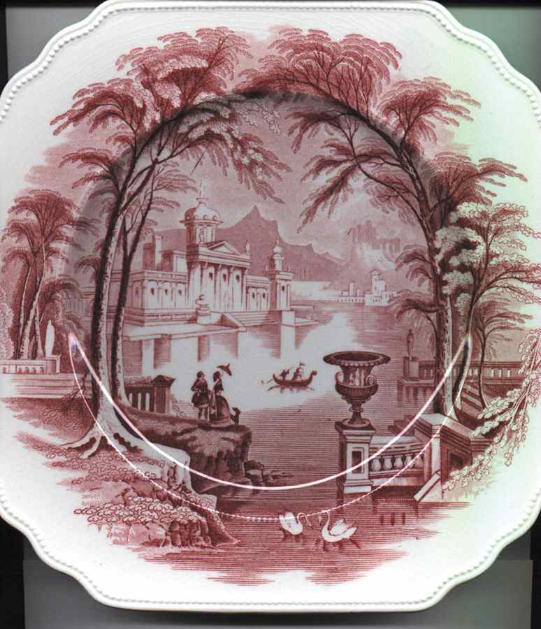 Venus Red Dinner Plate by Wedgwood-1