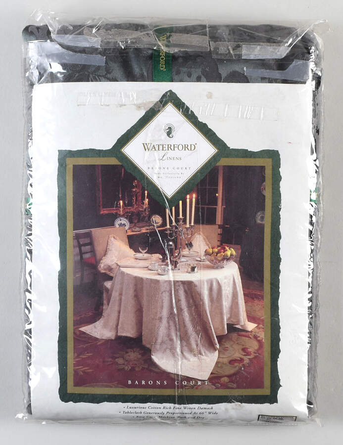 Baron's Court 90" Round Tablecloth by Waterford China-1