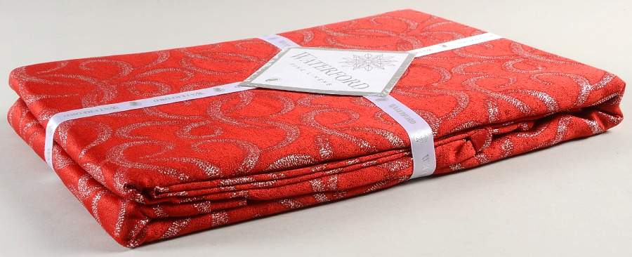 Holiday Ribbons 70" X 84" Oblong Tablecloth by Waterford China-1