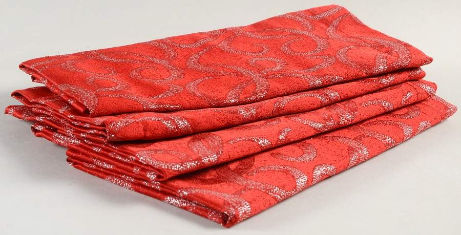 Holiday Ribbons Cloth Napkin - Set of 4 by Waterford China-1