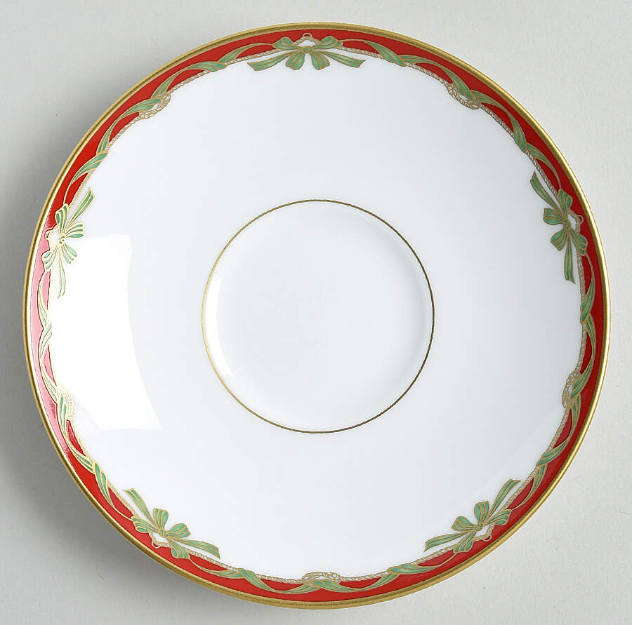 Holiday Ribbons Saucer by Waterford China-1