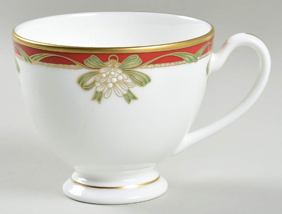 Holiday Ribbons Footed Cup by Waterford China-1