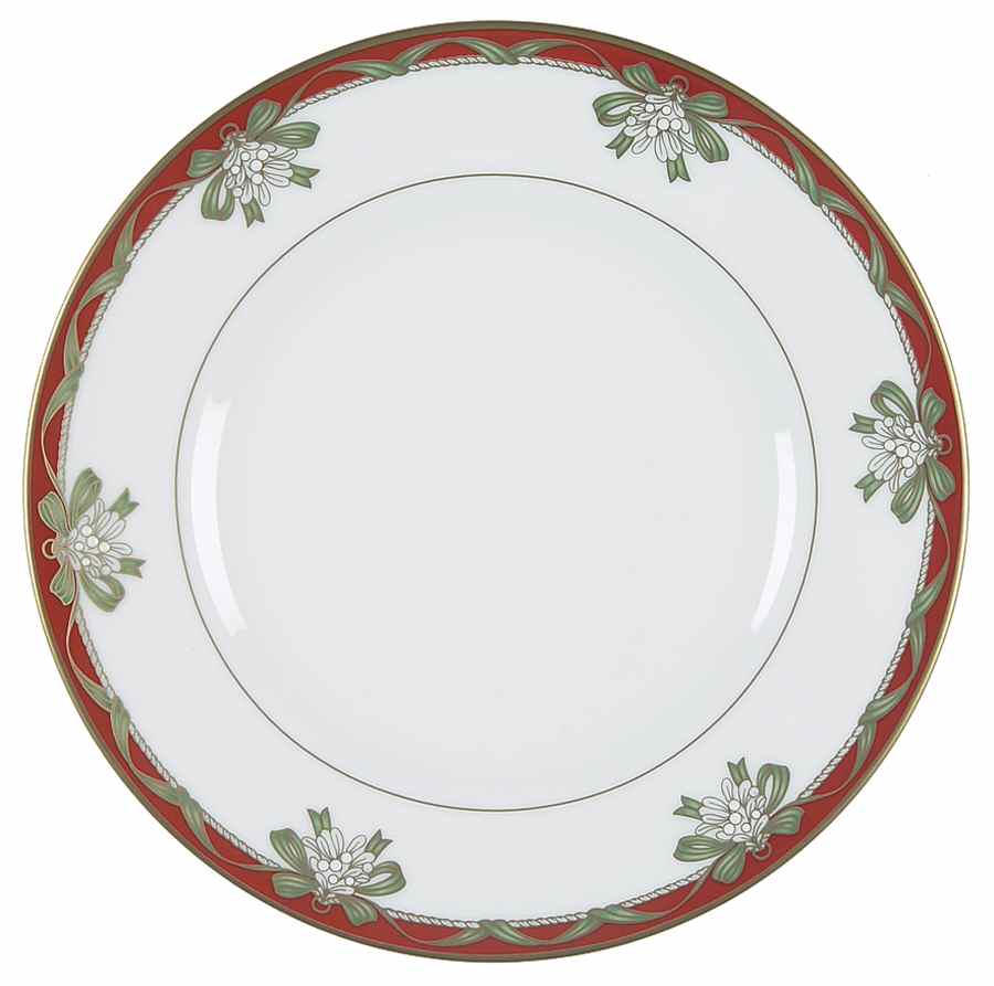 Holiday Ribbons Salad/Dessert Plate by Waterford China-1