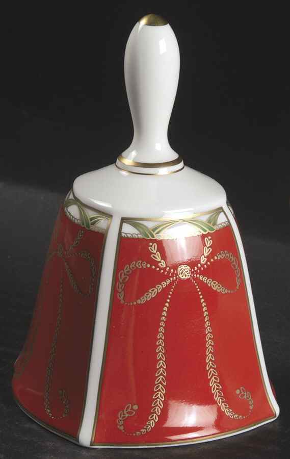 Holiday Ribbons Bell by Waterford China-1