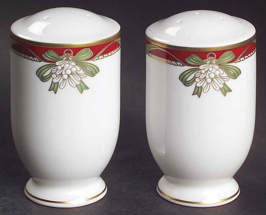 Holiday Ribbons Salt & Pepper Set by Waterford China-1